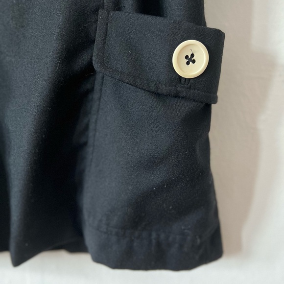 Rag and Bone sz 4 black wool dress LBD round neck POCKETS small hole - Picture 7 of 16